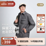 波司登（BOSIDENG）羽绒服男士秋90绒轻薄衬衫领修身短款内胆休闲通勤外套 【店长推荐】苍穹灰|8F36 S 170/92A 体重约120-130斤