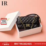HR赫莲娜包包女包小方包菱格链条包头层牛皮单肩斜挎包女生日礼物