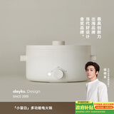 olayks立时 电煮锅电火锅小电锅家用小火锅专用锅炖煮煎炒一体多功能锅多用途电热锅 3L