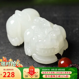 曼丽翠和田玉招财玉貔貅吊坠玉坠玉佩小号女款礼物附证书