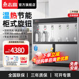 志高（CHIGO）商用直饮机工厂净水器学校直饮水机办公室医院大型饮水机RO反渗透净水器过滤加热直饮一体机 柜式旋钮｜可接暖水壶 二开四温｜五级过滤300-600人