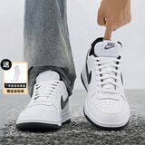 耐克（NIKE）男鞋 2026秋季新款运动鞋复古潮流休闲鞋轻便耐磨德训鞋板鞋男 【店长主推】109-经典黑白/晒图退10 42 （内长265mm）