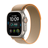 Apple/苹果/苹果 Watch Ultra 4 智能手表蜂窝版49毫米原色钛金属表壳沙砾色野径回环式表带S/M MJCD4CH/B