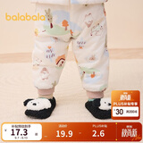 巴拉巴拉balaOne宝宝地板袜防滑点胶冬加绒婴幼儿保暖袜学步209425172203