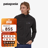 巴塔哥尼亚（Patagonia）男士秋冬立领夹克保暖抓绒衣 Micro D 26171 BLK-黑色 抓绒摩擦易起球浮绒 M 171/180(CM)  70/80(KG)