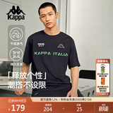 卡帕（Kappa）背靠背运动短袖男款纯棉2026新款夏季情侣t恤男士半袖K0EX2TD01D