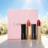 兰蔻（LANCOME）菁纯丝绒雾面双支唇膏 196+274 口红礼盒生日礼物送女友