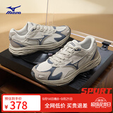 美津浓（MIZUNO）RACER S 吴曦同款跑鞋26新款男女缓震透气休闲慢跑鞋 06/丹宁蓝 42 (270mm)