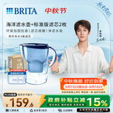 碧然德（BRITA） 过滤净水器 家用滤水壶 净水壶 海洋系列 3.5L蓝色 一壶3芯装 环保加固包装
