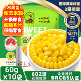 东北农嫂即食甜玉米粒低脂水果甜玉米粒系列真空装充氮可选餐饮榨汁烘焙 【充氮装】即食甜玉米粒60g*10袋