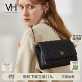 VANESSA HOGAN VH女包极光菱格包轻奢气质百搭小香风链条单肩斜挎小包生日礼物