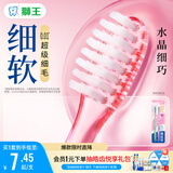 狮王(lion)细齿洁0.01晶彩牙刷2支软毛小巧刷头细致护龈呵护口腔