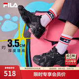 斐乐猫爪4丨FILA老爹鞋夏季女鞋男鞋黑色鞋子运动鞋休闲鞋厚底增高鞋 【女款】黑-BK 38