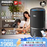 飞利浦【0.003微米精滤】空气净化器加湿器一体机除甲醛神器新房家用宠物除烟味吸毛卧室专用国家补贴 【星空灰】AC3420/03