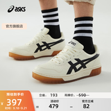 亚瑟士ASICS男鞋女鞋运动休闲鞋复古篮球鞋百搭板鞋 COURT MZ 米白色/黑色 39.5