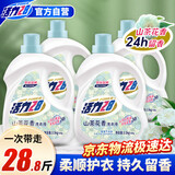 活力28山茶花洗衣液京东自营28.8斤（3.6kg*4瓶）整箱洗衣液京东自营