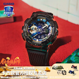 卡西欧（CASIO）【手表礼物】男手表G-SHOCK黑武士悟空黑金潮流时尚运动电子表 GM-110B-1多彩炫酷黑-全国联保