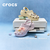 卡骆驰（CROCS）白鹿同款云朵洞洞鞋|206750 骨白色-2Y2 36/37(230mm)