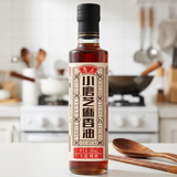 鲁花食用油小磨香油180ml石磨研磨水代精制芝麻香油玻璃瓶装