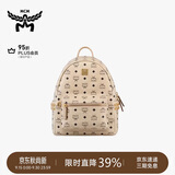 MCM【礼物】【送女友】STARK小号铆钉背包双肩包情侣款米色
