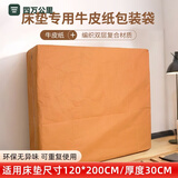 四万公里搬家床垫打包袋子保护套罩运输席梦思专用牛皮纸收纳包装塑料袋膜