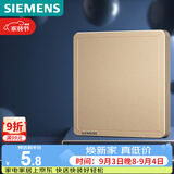 西门子（SIEMENS）开关面板 空白面板 86型盖板 致典日曜金5UH14133NC03