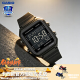 卡西欧（CASIO） 男表女表卡西欧手表男女情侣表学生时尚运动表太阳能双显电子表 W-221H-1BVPF深空纯黑（反显
