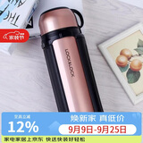 乐扣乐扣（LOCK&LOCK）保温壶304不锈钢大容量便携式家用保温保冷水壶户外露营旅行壶1.5L金色