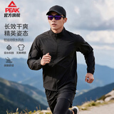 匹克外套男士秋季软壳驭水单层风衣户外运动休闲连帽冲锋衣DF263011