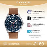 蔻驰（COACH）KENT系列 皮带石英男表14602560 礼物/送礼
