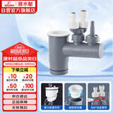 潜水艇（Submarine）XSW-10下水管多通接头洗碗机净水器小厨宝前置净水多功能转接口 