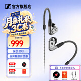 森海塞尔（Sennheiser）IE900/IE600/IE300旗舰级HIFI高保真超宽单动圈单元可拆卸MMCX挂耳式耳机 高保真发烧有线耳机耳塞 IE200银色【HIFI高保真】