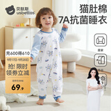 贝肽斯儿童睡衣女童秋季连体衣宝宝爬行服婴儿男孩1-6岁家居服睡衣套装 宇航员巡航-四季【7A级抑菌】 90 cm【建议身高80-90cm】