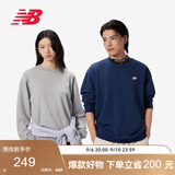 NEW BALANCE秋季卫衣男款简约休闲百搭运动套头衫MT41507 海军蓝 XL