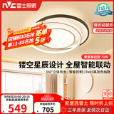 雷士（NVC）星空氛围感LED语音智能吸顶灯房间灯书房灯具-繁星圆灯
