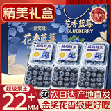 山姆伯伯秘鲁进口花香蓝莓王盒装【多地次日达】新鲜水果礼盒送礼 【花香级】至尊果王丨单果20mm+【脆甜翻倍】 125g*6盒【超划算-家庭畅享】净600g