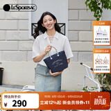 LeSportsac明星同款乐播诗大容量通勤包女款上班手提包双面托特包生日礼物 黑莓硬糖