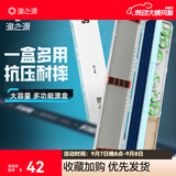 渔之源 三层多功能浮漂盒子线盒主线盒配件盒钓鱼漂盒55cm渔具用品 51cm多功能漂盒-白蓝
