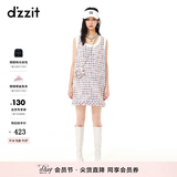 DZZIT【爆款补单】花包小香裙地素夏季粗花呢小香风吊带背心连衣裙 花色（批次2） XS