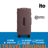 ITO行李箱旅行箱大容量万向轮轻便小型短途箱密码箱登机箱拉杆箱 棕褐TRUNK 30英寸 TRUNK需托运【适用长途出行】