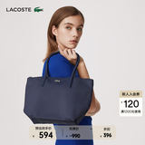 LACOSTE法国鳄鱼女包春夏L1212系列大容量托特包手提单肩包|NF2037PO 141/墨蓝色