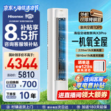 海信空调智新风X3Pro 大3匹 220m³/h新风量 AI省电 空气净化 大客厅柜机空调KFR-72LW/X300Pro-X1
