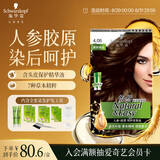 施华蔻（Schwarzkopf）怡然滋养染发霜4.05雅致褐金 染发剂染发膏人参 多次盖白补染