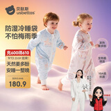 贝肽斯婴儿睡袋暖姜3.0儿童分腿睡袋婴幼儿防踢被睡衣春秋双层 原野M