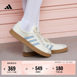 adidas「T头鞋」VL COURT 2.0复古休闲板鞋德训鞋阿迪达斯轻运动   汉玉白/蓝色/金色 (推荐女生买小半码)   38