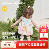 巴拉巴拉童装儿童连衣裙婴儿裙子2026夏新款女童宝宝花苞裙甜美公主裙可爱