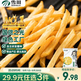 雪川食品（Snow Valley）冷冻裹粉粗薯条半成品1斤/袋龙渊空气炸锅食材速食预制菜佐餐小食