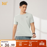 361°短袖男夏季速干衣运动跑步宽松健身休闲男士t恤衣服652524113H-2