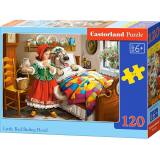 Castorland 波兰进口拼图120片 儿童智力玩具男孩女孩礼品幼儿园 小红帽13227