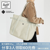 Herschel赫行AlexanderZipPro大容量28L防水电脑包通勤男女款单肩包托特包 浅石白色